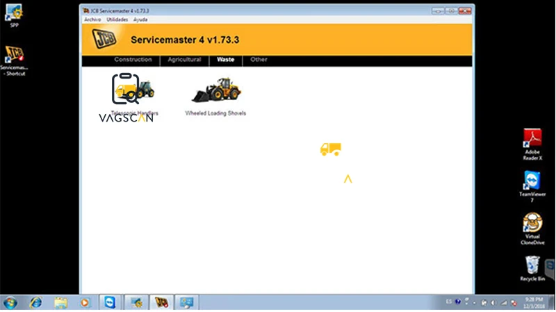 Servicemaster 4 V1.73.3 диагностическое программное обеспечение для экскаватора JCB ServiceMaster