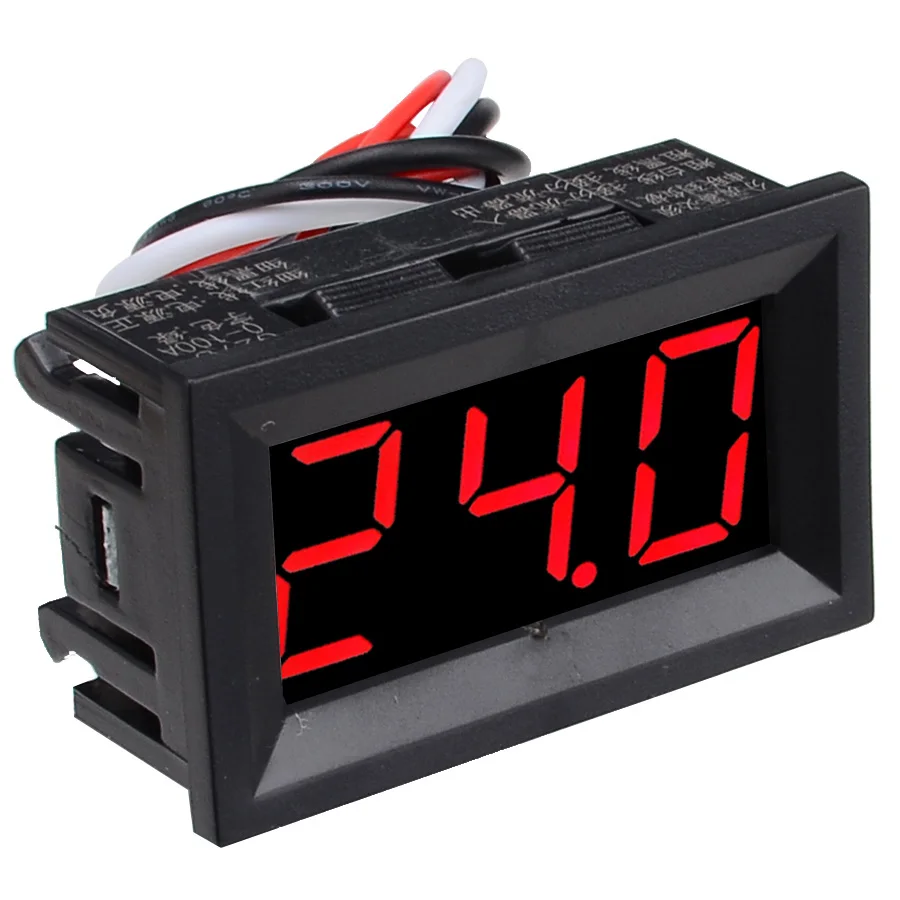 10 шт./лот DC0 10A/50A/100A цифровой дисплей Амперметр 4 провода 0 56 &quotСветодиодная трубка