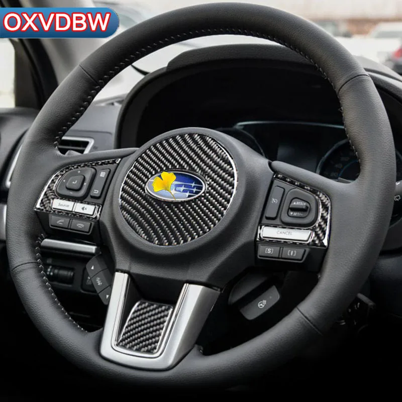 Для Subaru Forester SJ оборудование украшение рулевого колеса углеродное волокно