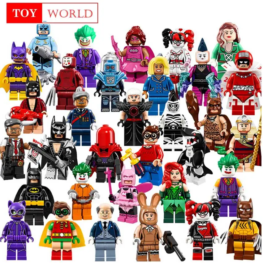 Ninjago распродажа Buzz Lightyear Бэтмен пряник Железный человек строительные блоки