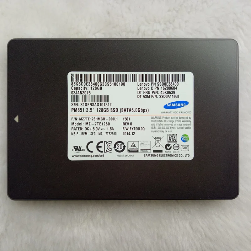 Оригинальный Новый 128G SSD0A11868 PM851 2 5 &quotSATA6.0Gbps 45K0639 00HM530 04X0886 04X4473 04X3803 04X2601 00XK733 00KT000