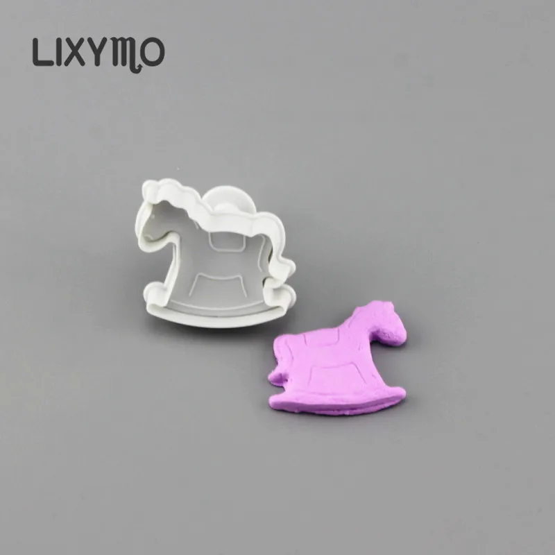 LIXYMO 3 шт. формы для мягкой карамели детские качающиеся лошади сменный картридж