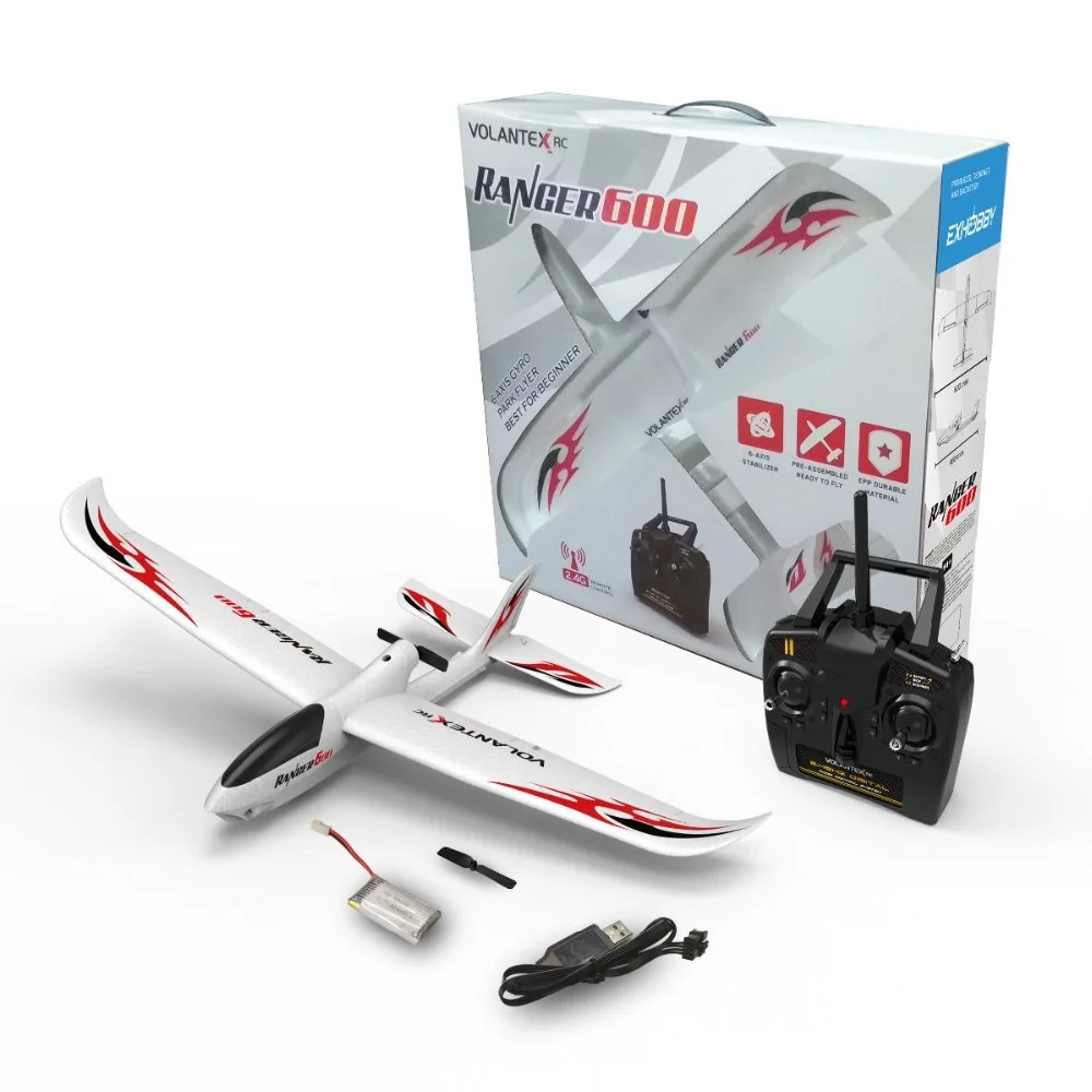 Радиоуправляемый гиростабилизатор Volantex RC Ranger 600 RTF 761 2 с 6 осевым гироскопом и 4