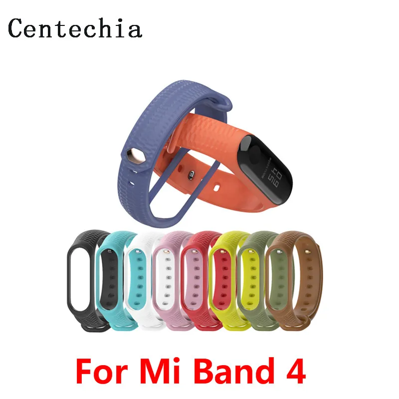 Для Mi Band 4 ремешок на запястье для Xiaomi mi band силиконовый Miband аксессуары цветная pulsera