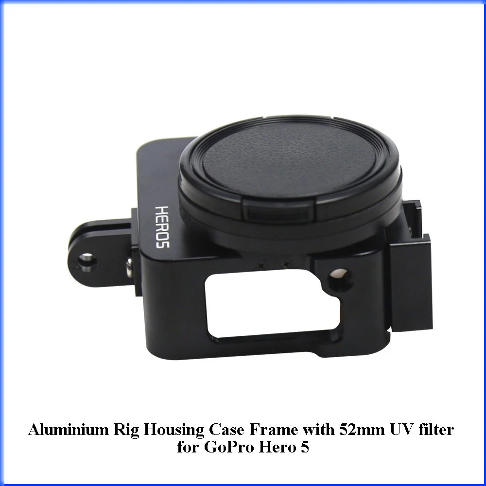 Новинка ЧПУ Алюминиевый Сплав каркас Прочный чехол защитная рамка для GoPro Hero 5