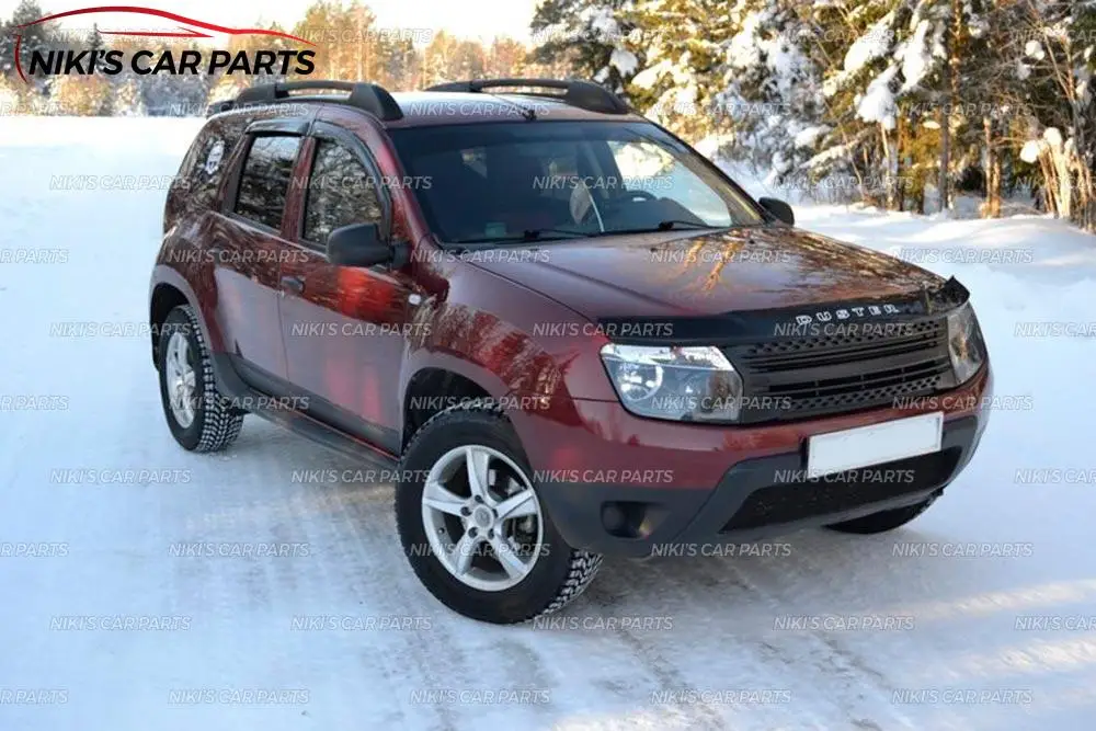 Решетка радиатора с полосками для Renault/Dacia Duster 2010- ABS пластиковый комплект кузова аэродинамическое украшение автомобиля Стайлинг тюнинг