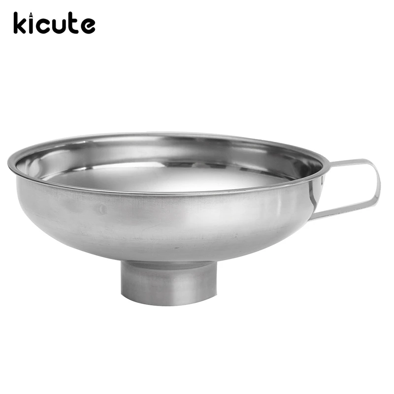 Новейшие воронки Kicute из нержавеющей стали фильтр Хоппер широкий инструмент для
