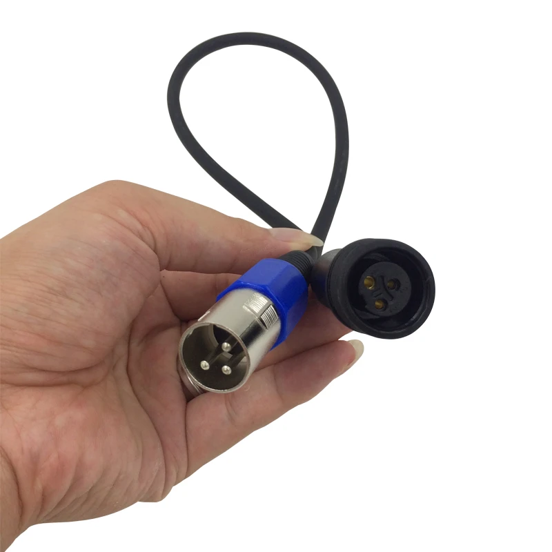 2 метра SZB 3 pin DMX In and Out новейший водонепроницаемый разъем для движущейся головки