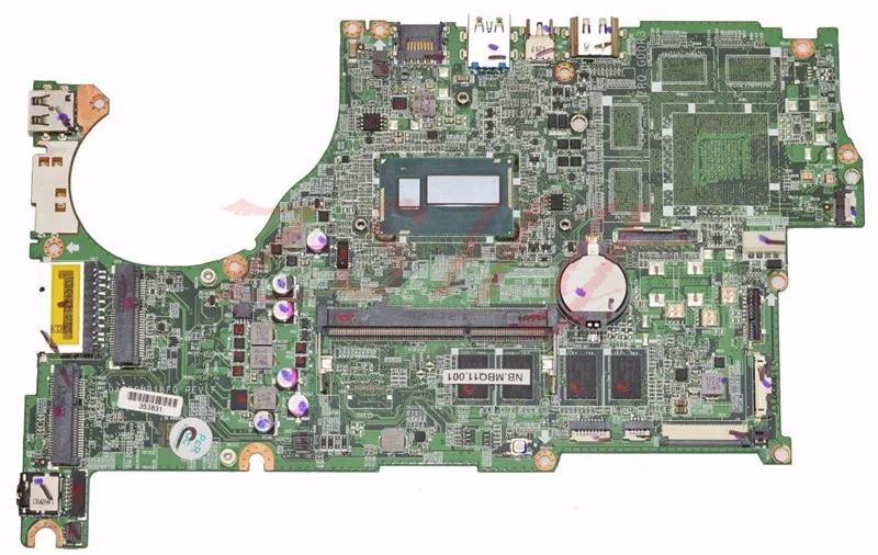 Материнская плата для ноутбука ACER M5 583 с процессором i7 DAZRQMB18F0 NBMB711002 100%