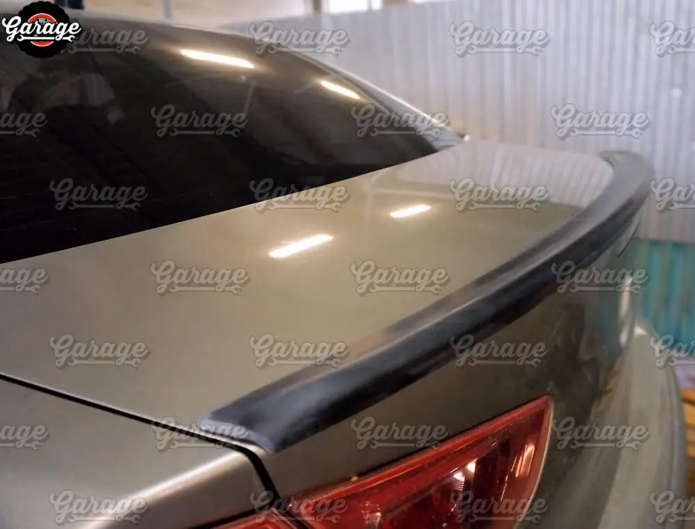 Задний спойлер для Mitsubishi Lancer 10 2007 2015 на крышке багажника ABS пластик