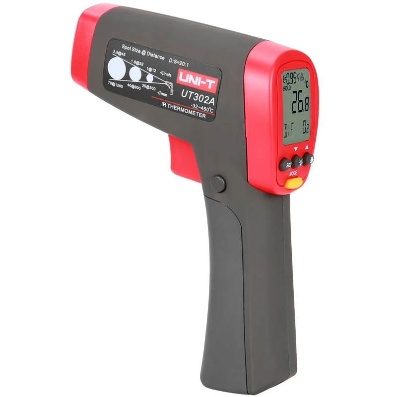 UNI-T UT302A/UT302C/UT302D инфракрасный термометр Бесконтактный электронный промышленный