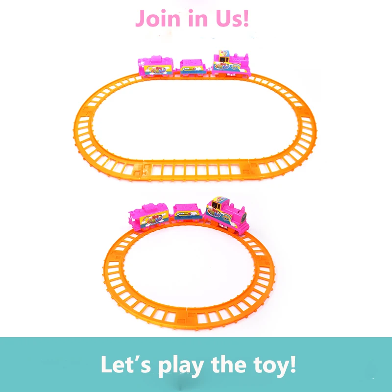 Ночник DIY Новые железнодорожные игрушки люминесцентного поезда трек