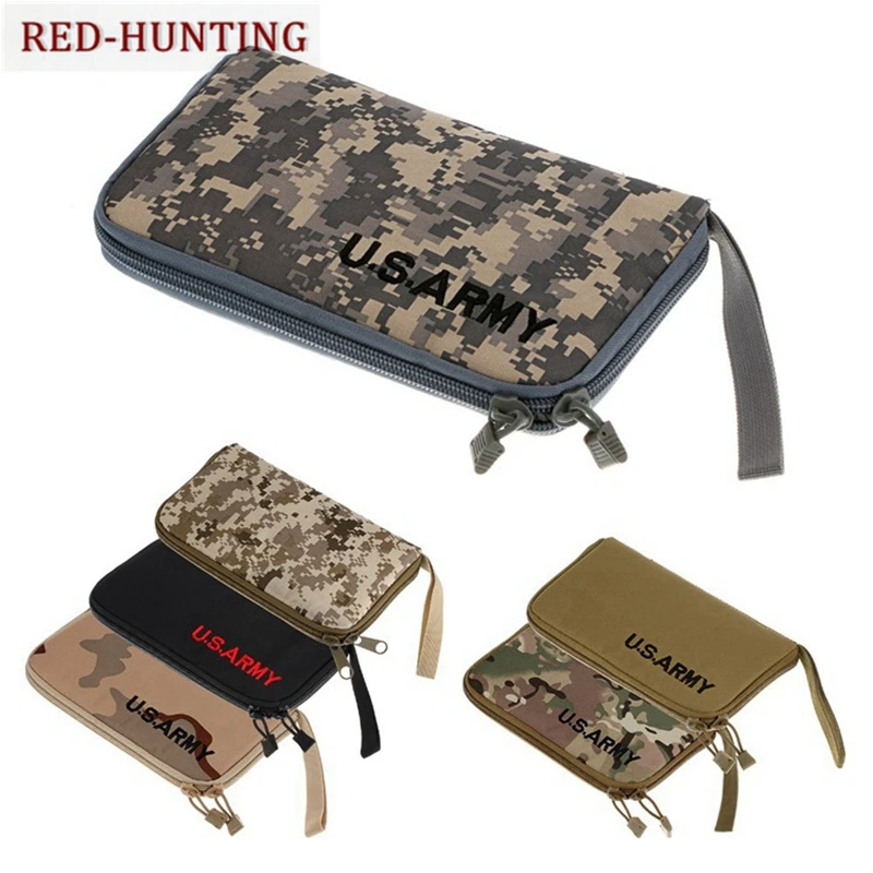 

New Tactical Pistol Carry Bag Portable Military Handgun Holster Pouch Durable Hand Gun Soft Case Portable Gun Magazine Pouch