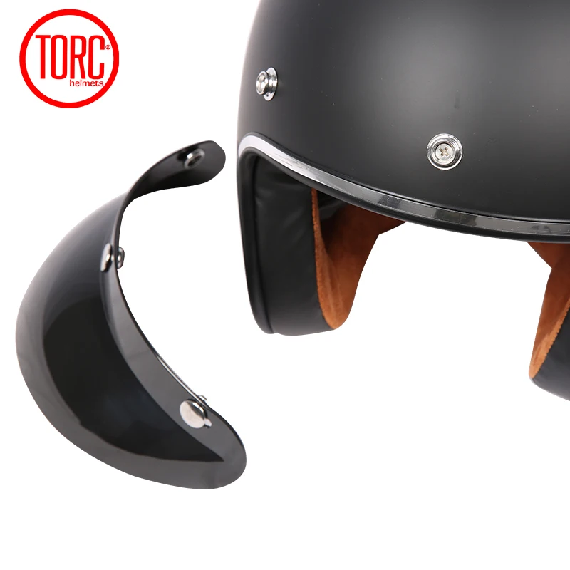 TORC шлем каско capacete винтаж мотокросс шлемы T57 мото кафе racer мотоцикл скутер 3/4 ретро