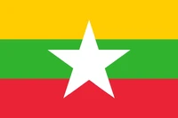 vertical 90x150cm myanmar flag for decoration