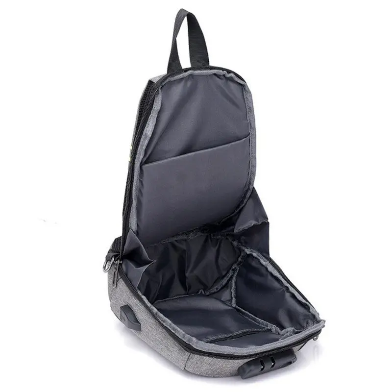 Модная сумка через плечо деловая Повседневная нагрудная с защитой от кражи