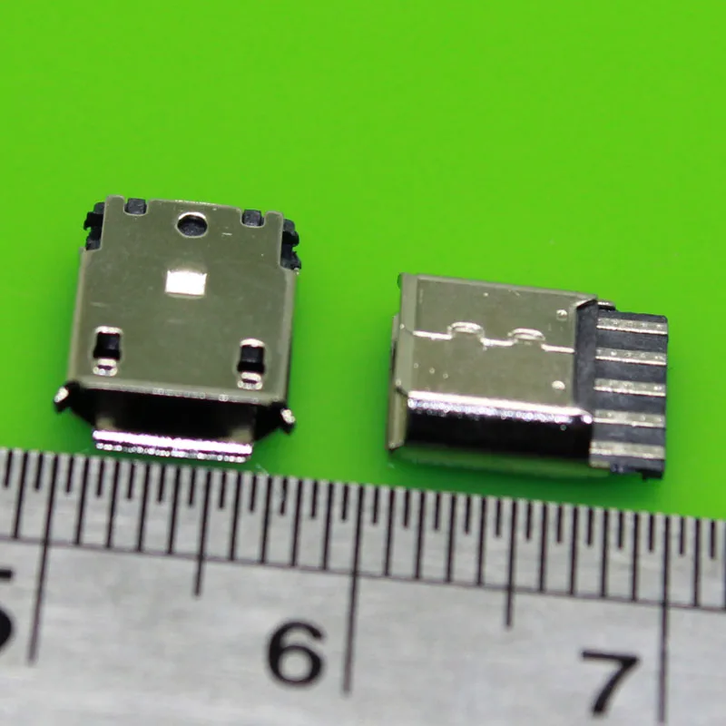 50 шт. 1000 Micro USB 5P гнездо разъем Хвост зарядки 5Pin V8 порт пайки тип провода|charging port