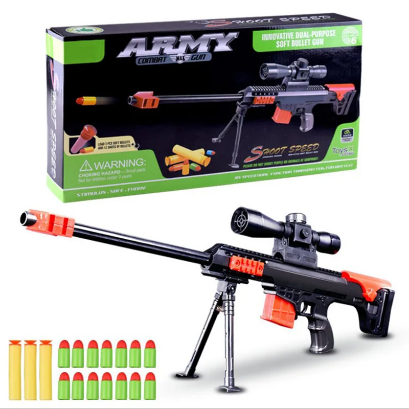 Игрушка Blaster пушки игрушечный пистолет Пейнтбол детские игрушки снайперская