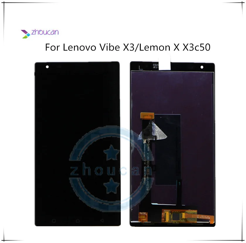 Для Lenovo Vibe X3 ЖК дисплей кодирующий преобразователь сенсорного экрана в сборе X3c50