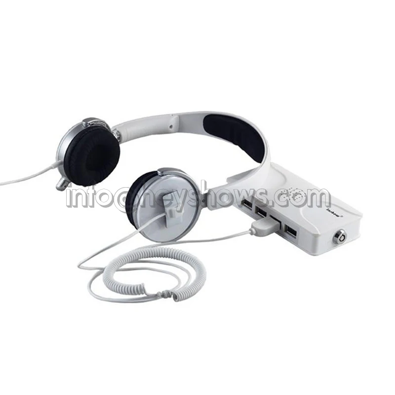 8 Ports Headphone Security Alarm System Laptop Display Alarm Toothbrush Anti Theft Box Camera Seguridad Cable For Retail Shop