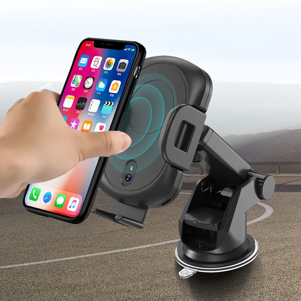 10 Вт беспроводное автомобильное зарядное устройство для iPhone XS Max Быстрая
