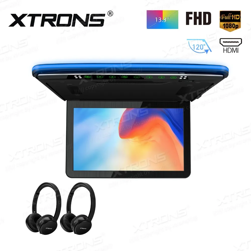 XTRONS 13 3 &quot1080P видео HD цифровой TFT монитор широкий экран ультратонкий