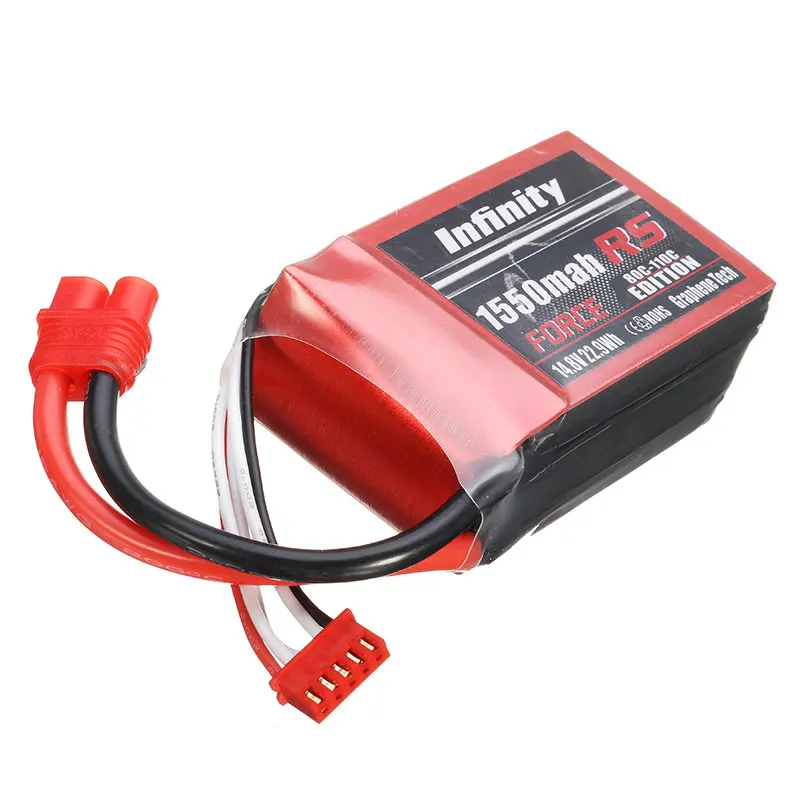 Новинка для Infinity Graphene 14 8 V 1550mAh 80C 4S RS FORCE EDITION Lipo Battery SY60 Plug радиоуправляемого