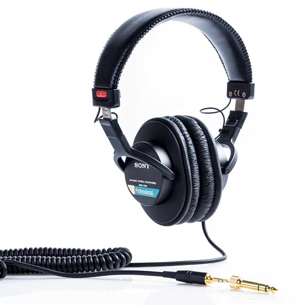 Профессиональные Большие мембранные наушники sony MDR7506