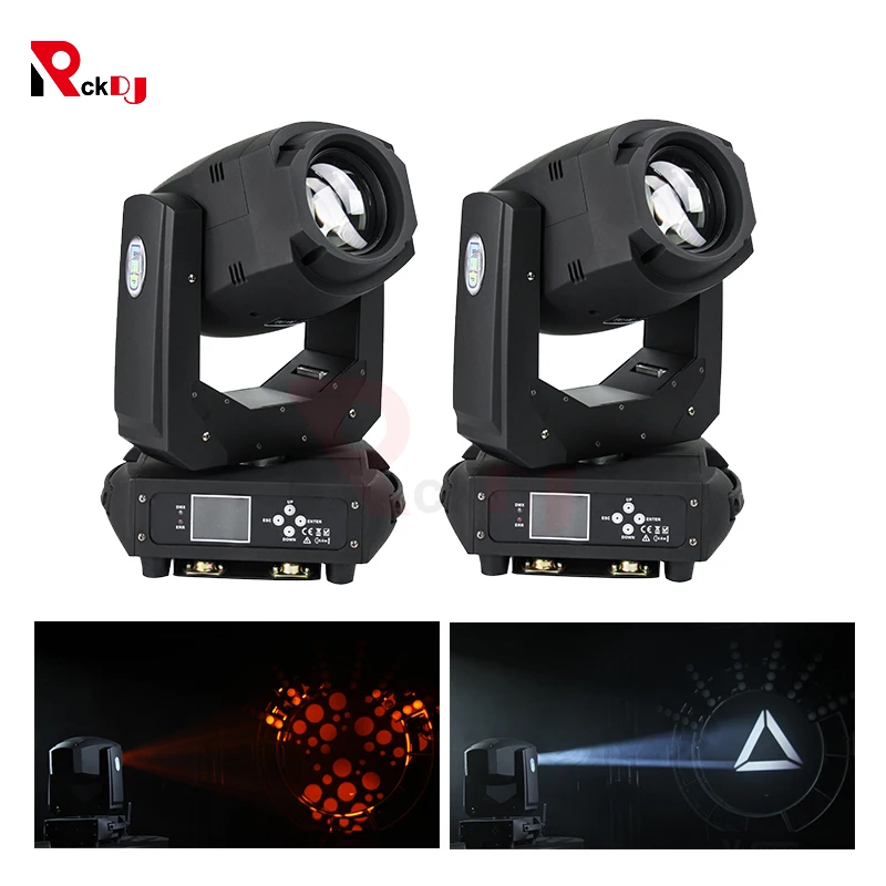 2 шт. 200W СИД Moving головной светильник Светодиодный точечный фирмы &quotDmx&quot Dmx
