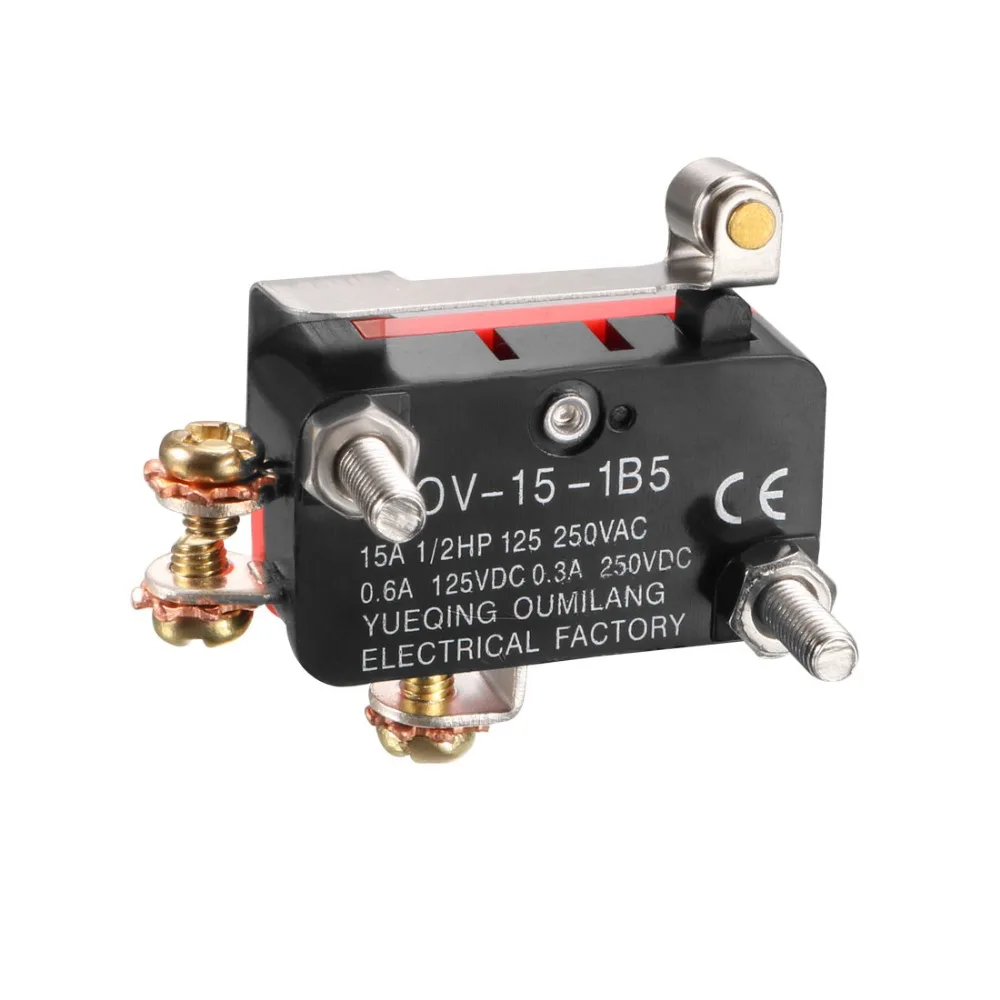 UXCELL 10 шт. 15A 125/250 в переключатели переменного тока SPDT NO + NC Кнопка оснастки
