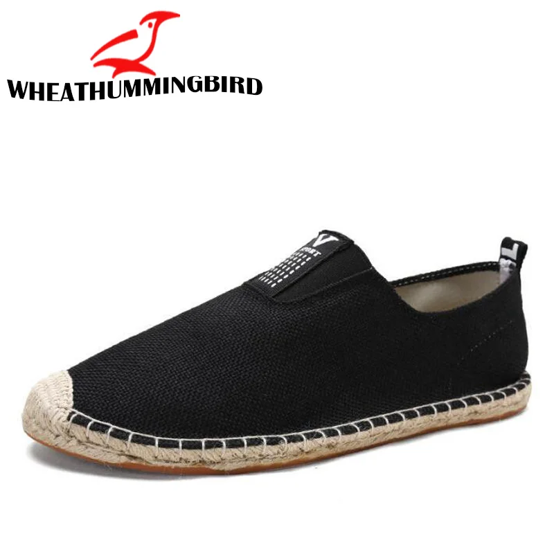 Мужская повседневная обувь Льняная на плоской подошве в рыбацком стиле Новинка