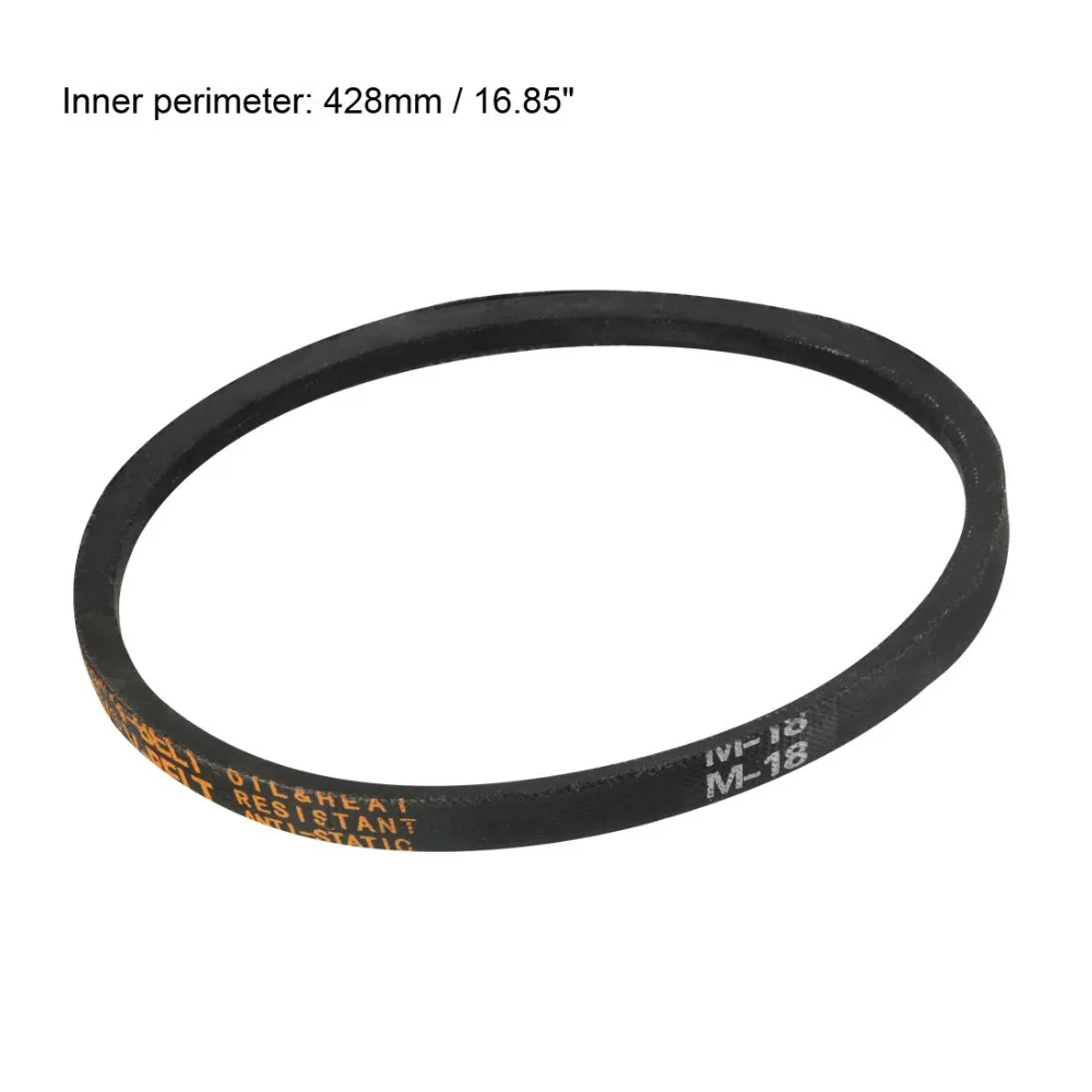 Uxcell M16-M39 11 размеров 10x6 мм Резиновый трансмиссионный ремень стиральная машина привод V Ремень Замена Внутренний Обхват 503 мм 400 мм 388 мм