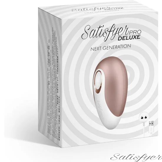 Satisfyer Pro Deluxe Masturbator силикона 11 режимов Управление фаллоимитатор тихий и Мощный USB