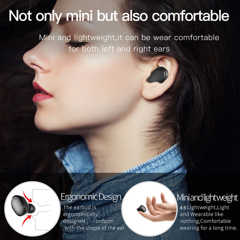 T12 TWS беспроводной Bluetooth 5 0 спортивные наушники гарнитура с микрофоном True Mini