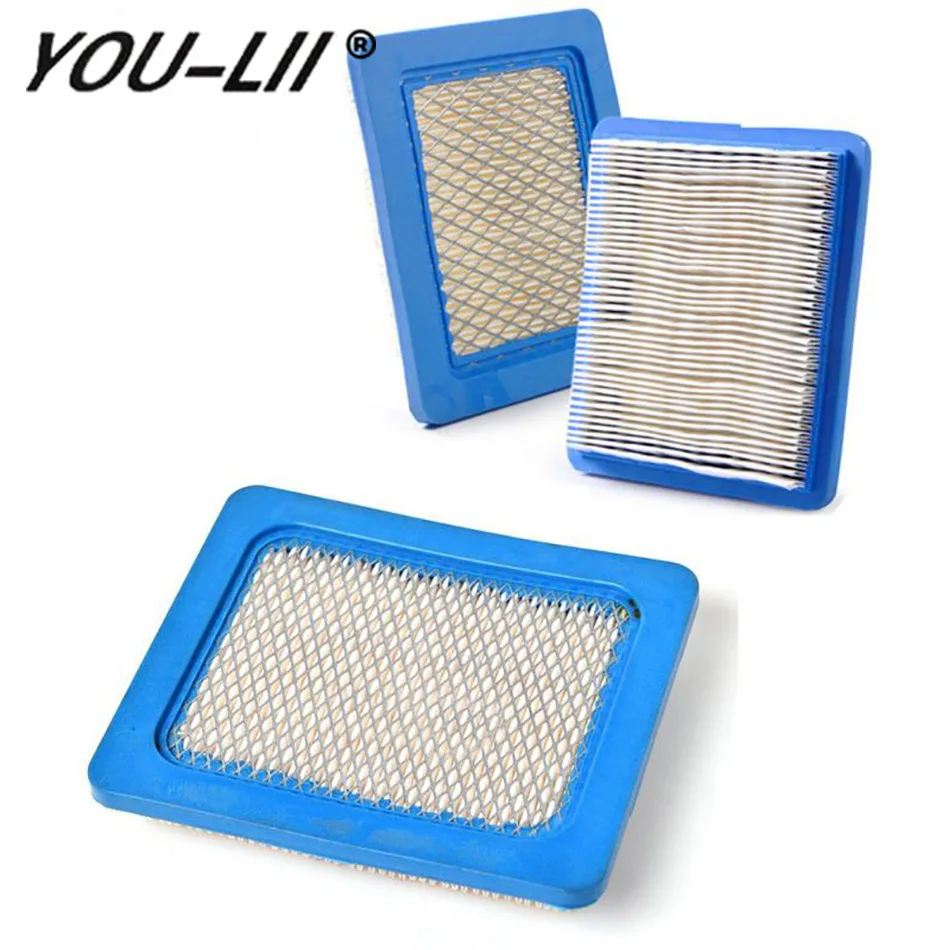 Голубые воздушные фильтры YOULII ДЛЯ Briggs & Stratton 491588, 1 шт., 491588S, 5043, 5043D, 399959, 119-1909, карбюраторы