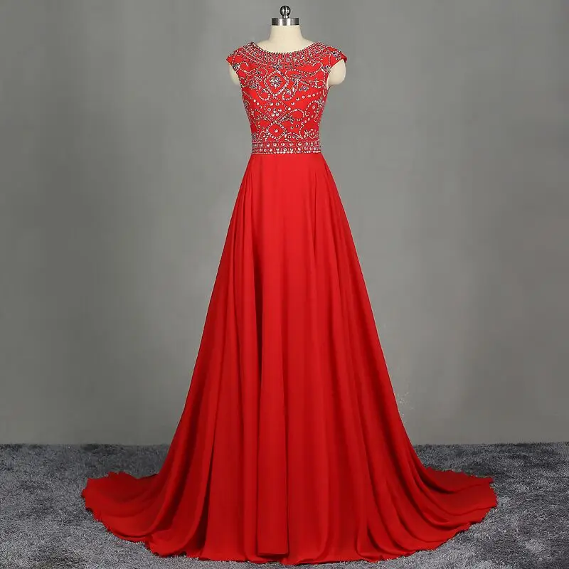 

In Stock Burgundy Royal Blue Evening Dresses A-Line Evening Gown Red Black Long Prom Dress Robe De Soiree