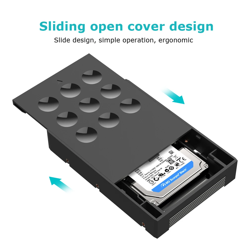 Ineo без инструментов SATA HDD Монтажный адаптер кронштейн для 2,5 дюймов до 3,5 дюймов SATA SSD жесткий диск конвертер [2549]