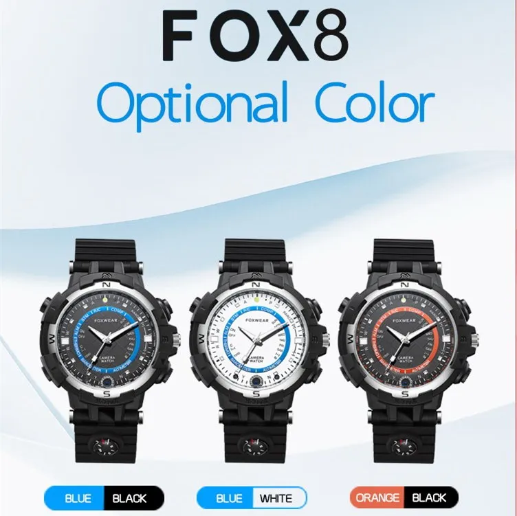 FOXWEAR FOX8 Smartwatch 16 Гб ОЗУ ночное видение компас с фонариком WiFi видео Смарт-часы для