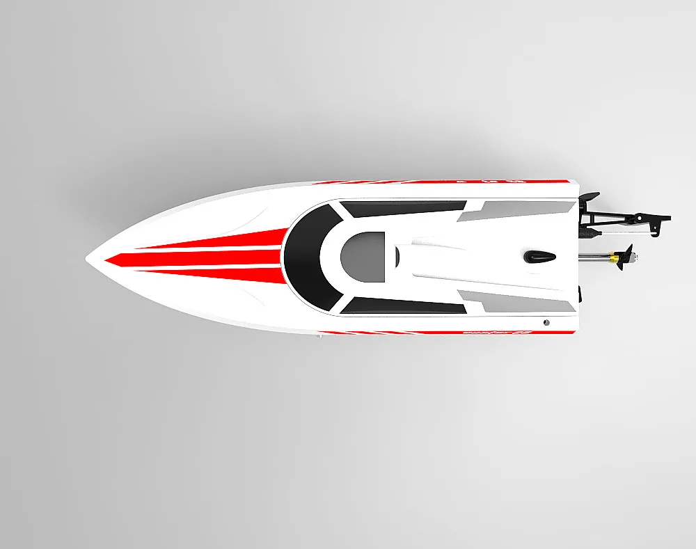 WHITE Volantex Vector 28 2,4 GHz Радиоуправление быстрая скоростная лодка-RTR - Цвет: WHITE