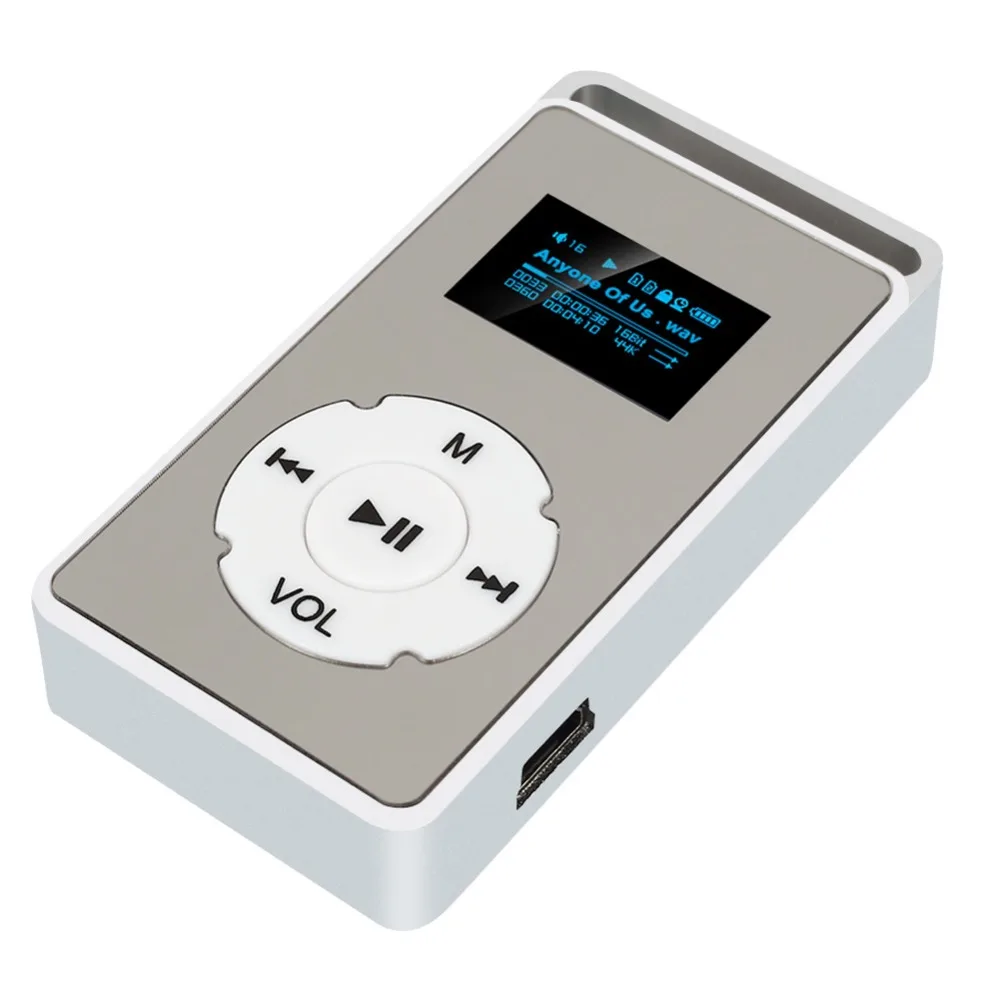 BCMaster Горячая продажа мини MP3 плеер с ЖК экраном Поддержка 16 Гб Micro SD TF карта модный