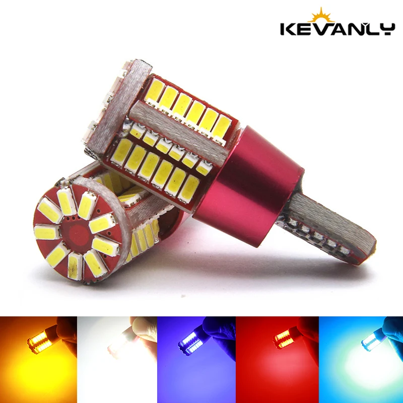 1 шт. Авто T10 led 192 W5W супер яркий 57smd canbus без ошибок автомобильные клиновидные огни