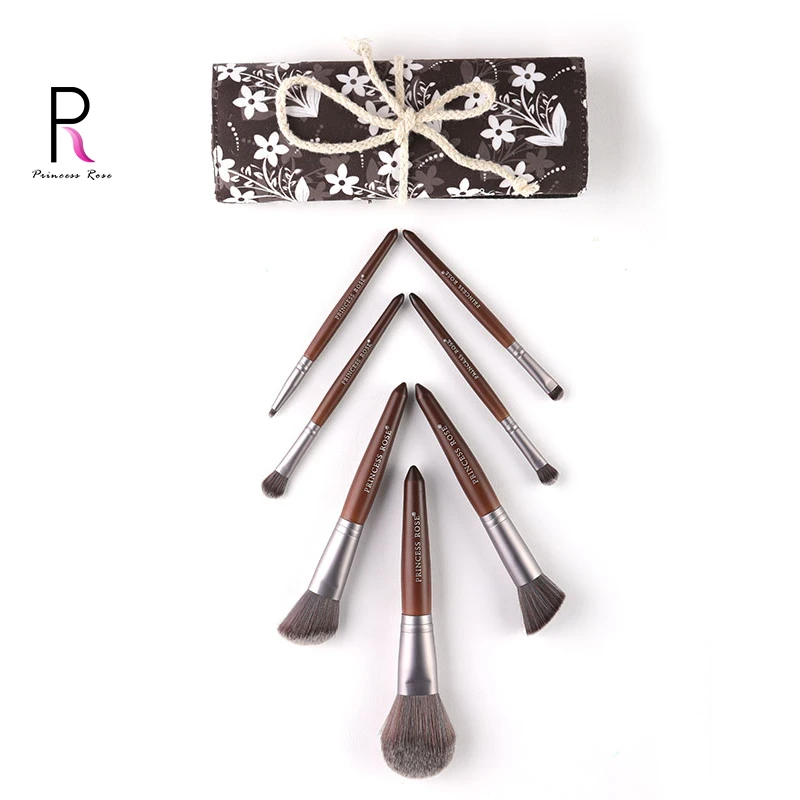 7 шт./компл. набор кистей для макияжа Кисти мягкие синтетические кисточки с