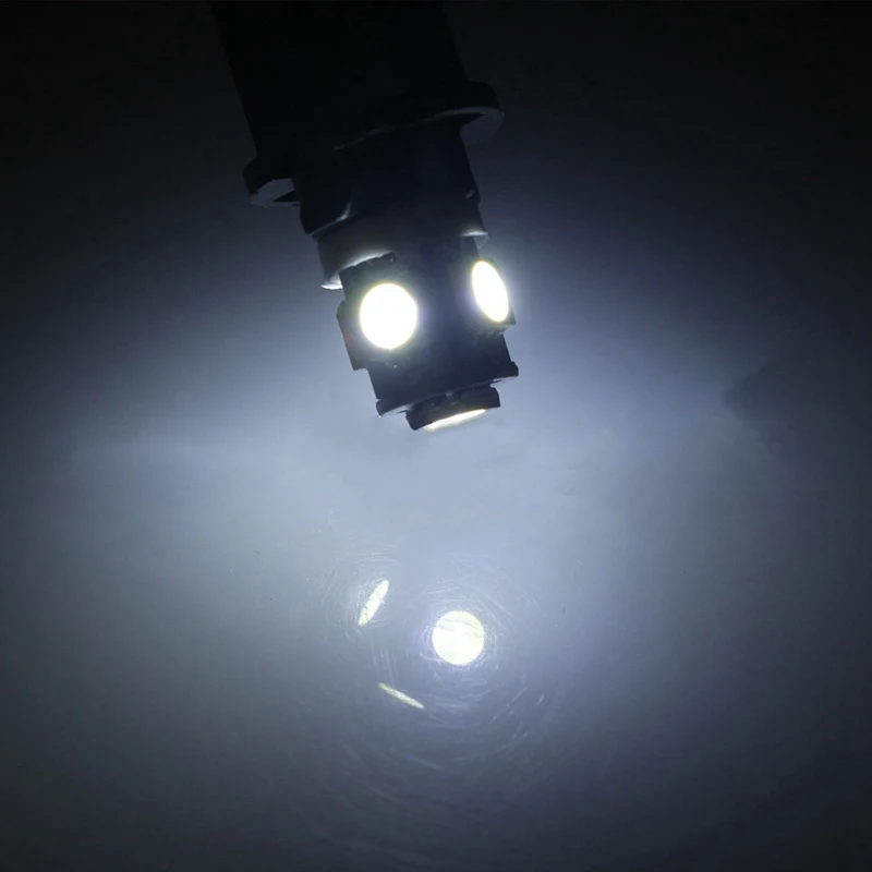 4 шт. Авто T10 5SMD 5050 Автомобильная светодиодная подсветка W5W 192 168 194 5050 SMD белая лампа ксеноновая светодиодный лампочка