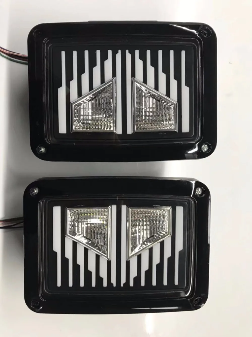 1 пара Копченый светодиодный задний фонарь светильник s 2007 2017 для Jeep Wrangler LED тормоз