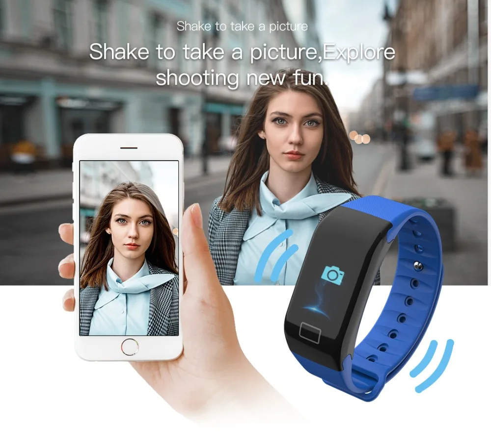 Цветной экран Смарт-часы фитнес-трекер браслет трекер сна монитор частоты