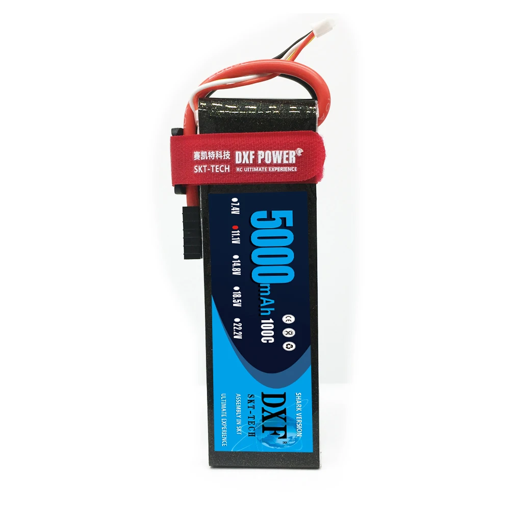 Литий полимерный аккумулятор DXF 3S 11 1 В 5000 мА/ч c макс. deans XT60 EC3 Tamiya для вертолета
