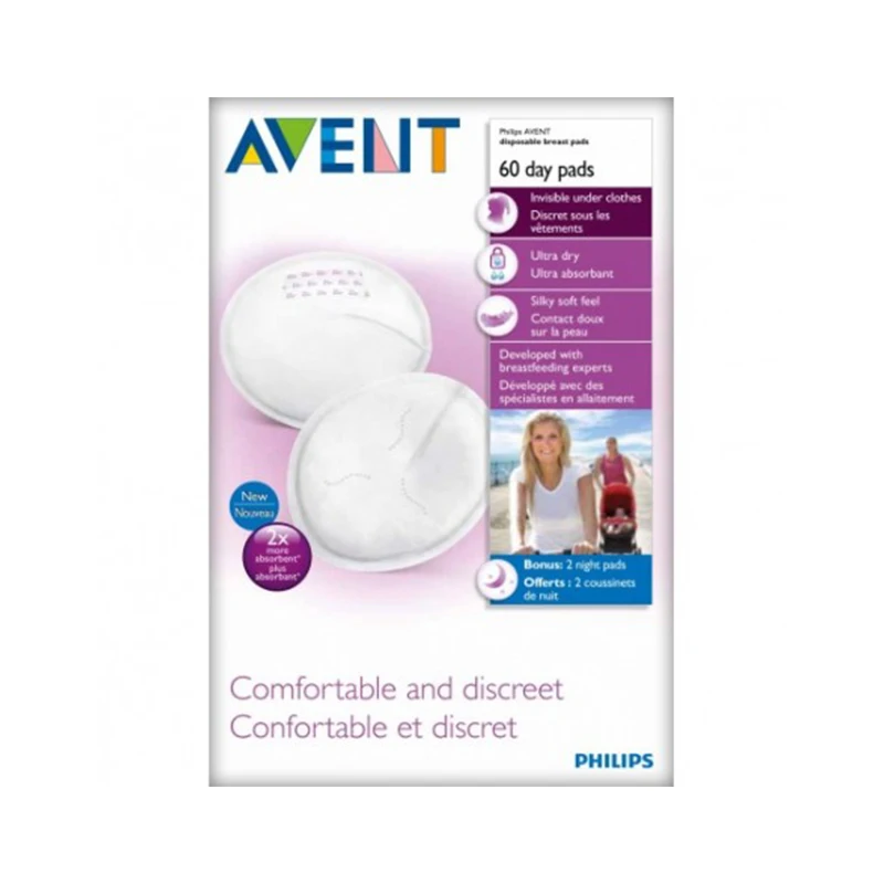 Одноразовые вкладыши для бюстгальтера Philips Avent SCF254/60|breast pump accessories|avent accessoriesbra |