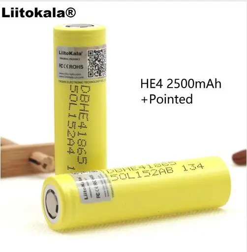 Литиевая батарея Liitokala новинка DBHE41865 2500 мАч HE4 18650 3 7 в мощные электронные батареи
