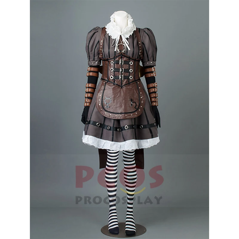 Procosplay Steampunk dress Alice Madness Returns Cosplay Costume &amp Necklace Gift mp000304 | Тематическая одежда и