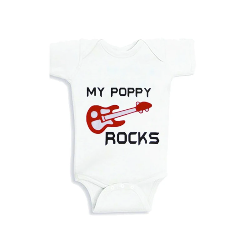 Culbutomind настраиваемый Детский боди с надписью My Papa/Daddy Rocks подарок на гитаре|Боди
